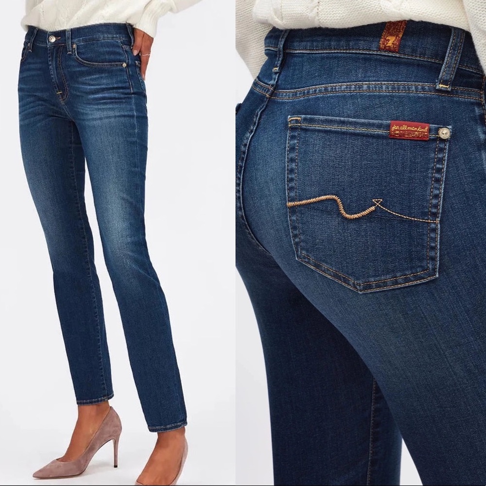 7 For All Mankind Roxanne Jeans in Indigo